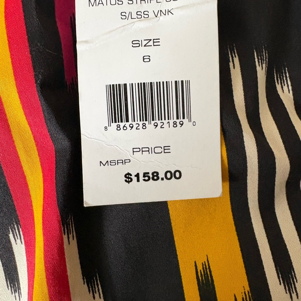 French Connection Matos Ikat Print Sheath Dress - Picture 7 of 8